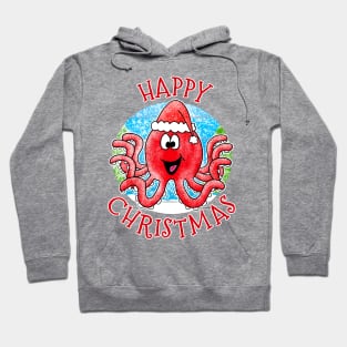 Christmas Octopus Wildlife Xmas 2022 Hoodie